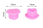 50 Pieces Heart Shape Disposable Tattoo Ink Cups - Image 2