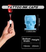 50PCS Disposable Skull Tattoo Ink Cups - Image 2