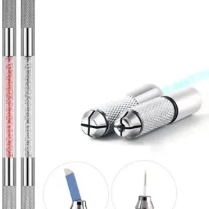 Manual Double Crystal Acrylic Microblading Tool