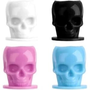 50PCS Disposable Skull Tattoo Ink Cups