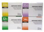 Box of individual sealed needles