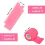 Tattoo Pencil Sleeve Bag Covers 200Pcs and 3Pcs Pink Bandage - Image 5