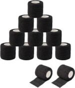 6 x Rolls Self Adhesive Bandage Tattoo Grip Tape 5cmx4.5cm. Various colours - Image 4