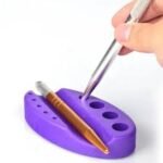 1Pcs Purple Silicone Tattoo Machine Pen Holder & Pigment Ink Cup